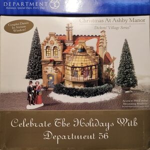 Christmas at Ashbury Manor Dept 56 Dickens Village NIB